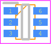 R1204N213A - Nisshinbo PCB footprint - SOT23 (6-Pin) - SOT23 (6-Pin) - TSOT-23-6-2025