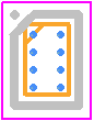 NB7140ZA104AFE2 - Nisshinbo PCB footprint - BGA - BGA - WLCSP-8-P10
