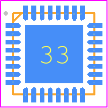 ESP32-H2FH2S - Espressif Systems PCB footprint - Quad Flat No-Lead - Quad Flat No-Lead - qfn32-26