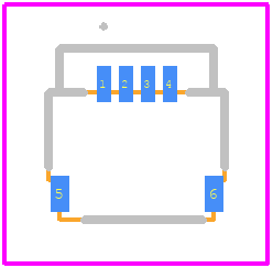2495219-4 - TE Connectivity PCB footprint - Other - Other - 2495219-4-1