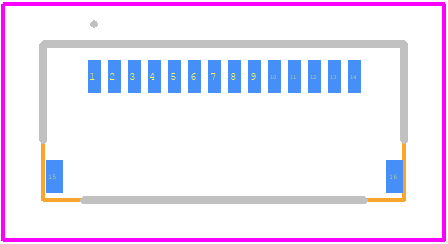 1-2495219-4 - TE Connectivity PCB footprint - Other - Other - 1-2495219-4-1