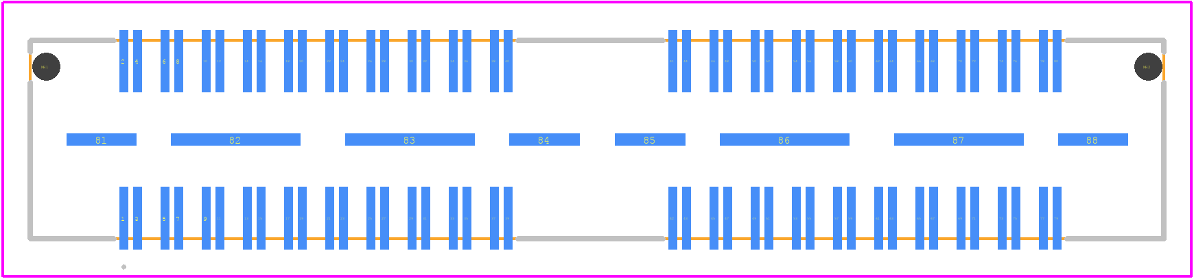 QSH-040-01-H-D-DP-A - SAMTEC PCB footprint - Other - Other - QSH-040-01-H-D-DP-A-1