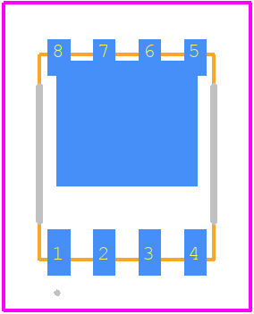 PJQ5447E-AU - PANJIT PCB footprint - Other - Other - DFN5060-8L