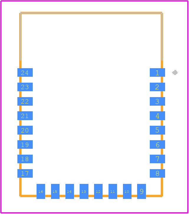 CYBT-343151-02 - Infineon PCB footprint - Other - Other - CYBT-343026-01-3