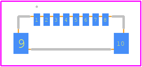2483190-8 - TE Connectivity PCB footprint - Other - Other - 2483190-8