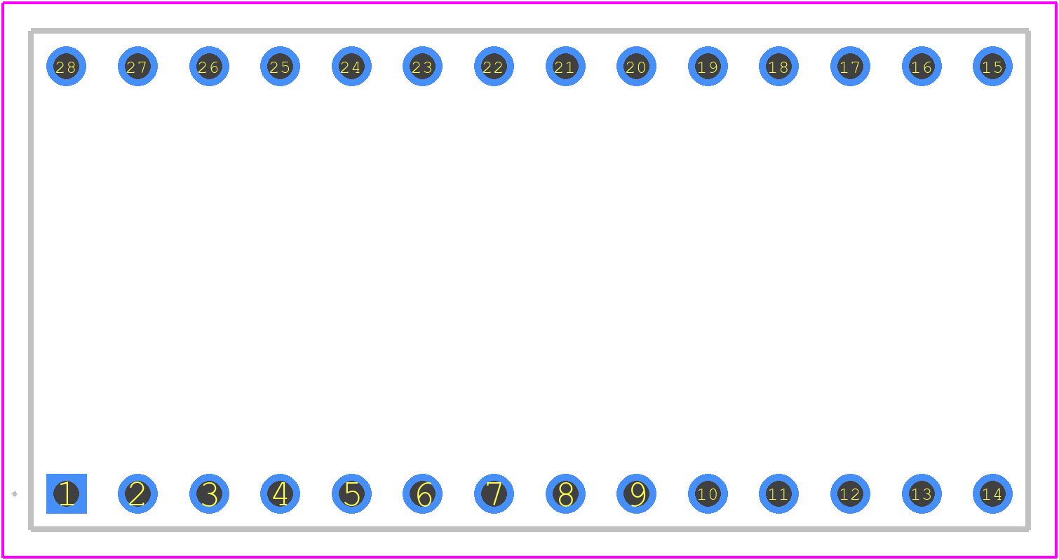 TWE-L-DI-W - Mono Wireless PCB footprint - Other - Other - DIP28