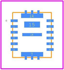 TPSM82916VCER - Texas Instruments PCB footprint - Other - Other - VCE0016A
