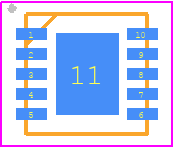 IXD0579M - LITTELFUSE PCB footprint - Other - Other - TDFN-10