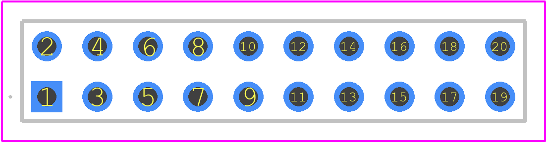 PHT-110-01-L-D - SAMTEC PCB footprint - Other - Other - PHT-110-01-L-D-1