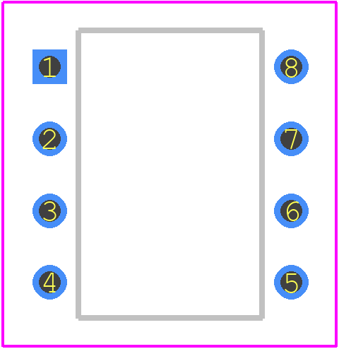DPC6137D-TU - Diodes Incorporated PCB footprint - Other - Other - PDIP-8 (Type DY)