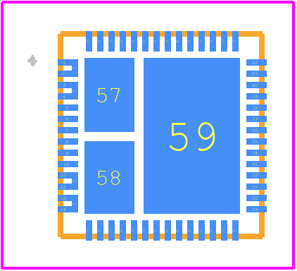 TPS65988DJRSHR - Texas Instruments PCB footprint - Other - Other - TPS65988DJRSHR-4