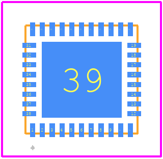 SKY77912-61 - Skyworks PCB footprint - Other - Other - 5.5 mm x 5.3 mm x 0.71mm