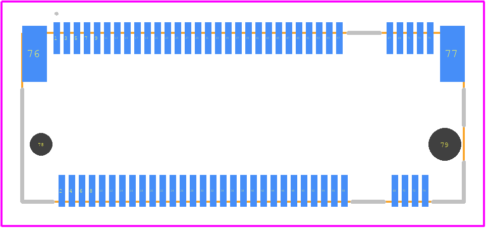 10130616-067RDLF - Amphenol PCB footprint - Other - Other - 10130616-067RDLF-1
