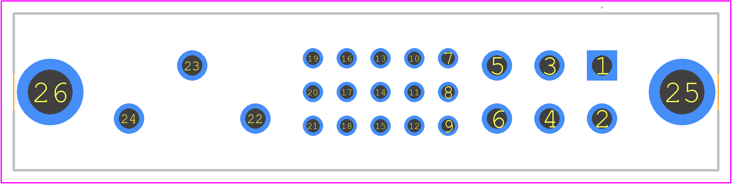 PCIB24W9F9300A1/AA-246.5 - Positronic PCB footprint - Other - Other - PCIB24W9F9300A1/AA-246.5-1