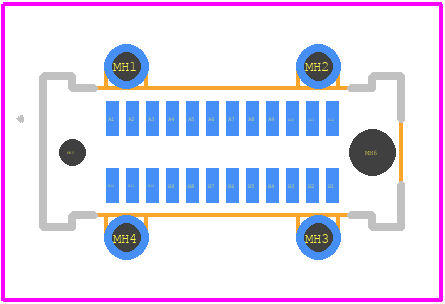 TYPEC-501S-ACP24H92 - XUNPU PCB footprint - Other - Other - TYPEC-501S-ACP24H92-1