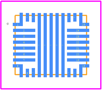 TPS25763DQRQLRQ1 - Texas Instruments PCB footprint - Other - Other - RQL0029A