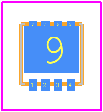 MDV1525 - MagnaChip PCB footprint - Other - Other - PDFN33 (3.3x3.3mm)
