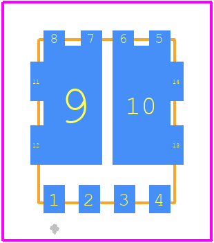 NVMFD016N06CT1G - onsemi PCB footprint - Other - Other - DFN8 5x6, 1.27P Dual Flag (SO8FL−Dual) CASE 506BT ISSUE F_2023AD