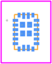 SLG47104V - Renesas Electronics PCB footprint - Other - Other - STQFN-20 (2.0 mm x 3.0 mm x 0.55 mm, 0.4 mm Pitch) FCD