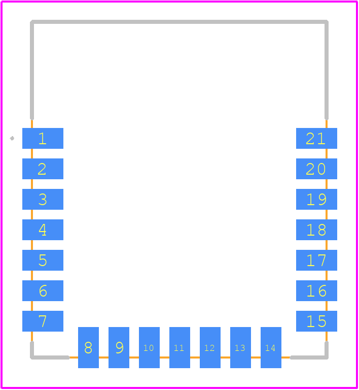 RMC20452T - RASPBERRY-PI PCB footprint - Other - Other - 14.5 x 16.5 x 2.55mm