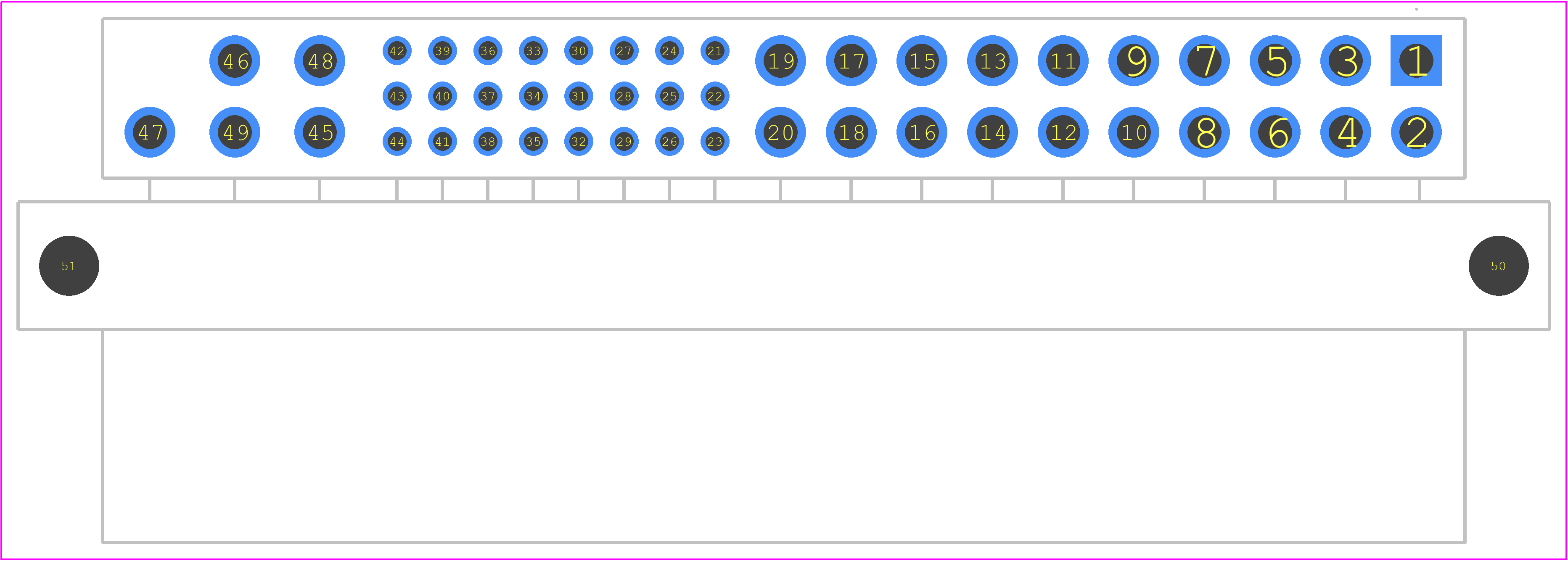 PCIH49W25F400A1-379.0 - Positronic PCB footprint - Other - Other - PCIH49W25F400A1-379.0-1