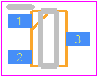 2SC5245A-4-TL-E - onsemi PCB footprint - SOT23 (3-Pin) - SOT23 (3-Pin) - SC−70 /MCP3 CASE 419AJ ISSUE O