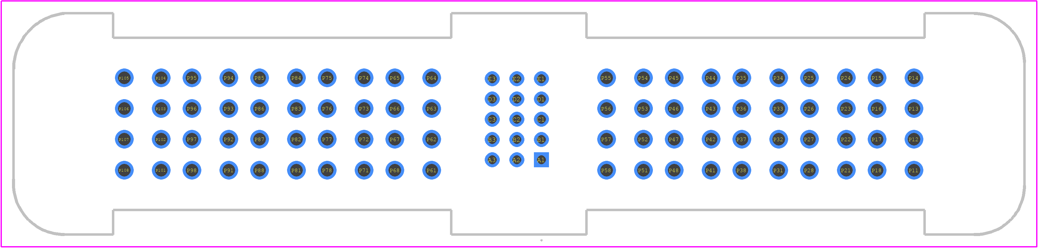 46562-9325 - Molex PCB footprint - Other - Other - 46562-9325-2
