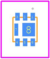 SQA450CEJW-T1_GE3 - Vishay PCB footprint - Other - Other - SC-70W-6L