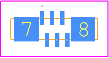 2492142-6 - TE Connectivity PCB footprint - Other - Other - 2492142-6-1