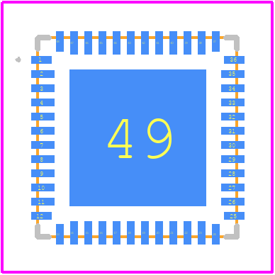 LTC4287AUKM#PBF - Analog Devices PCB footprint - Other - Other - UKM Package 48-Lead Plastic Side Wettable QFN (7mm × 7mm)_2025