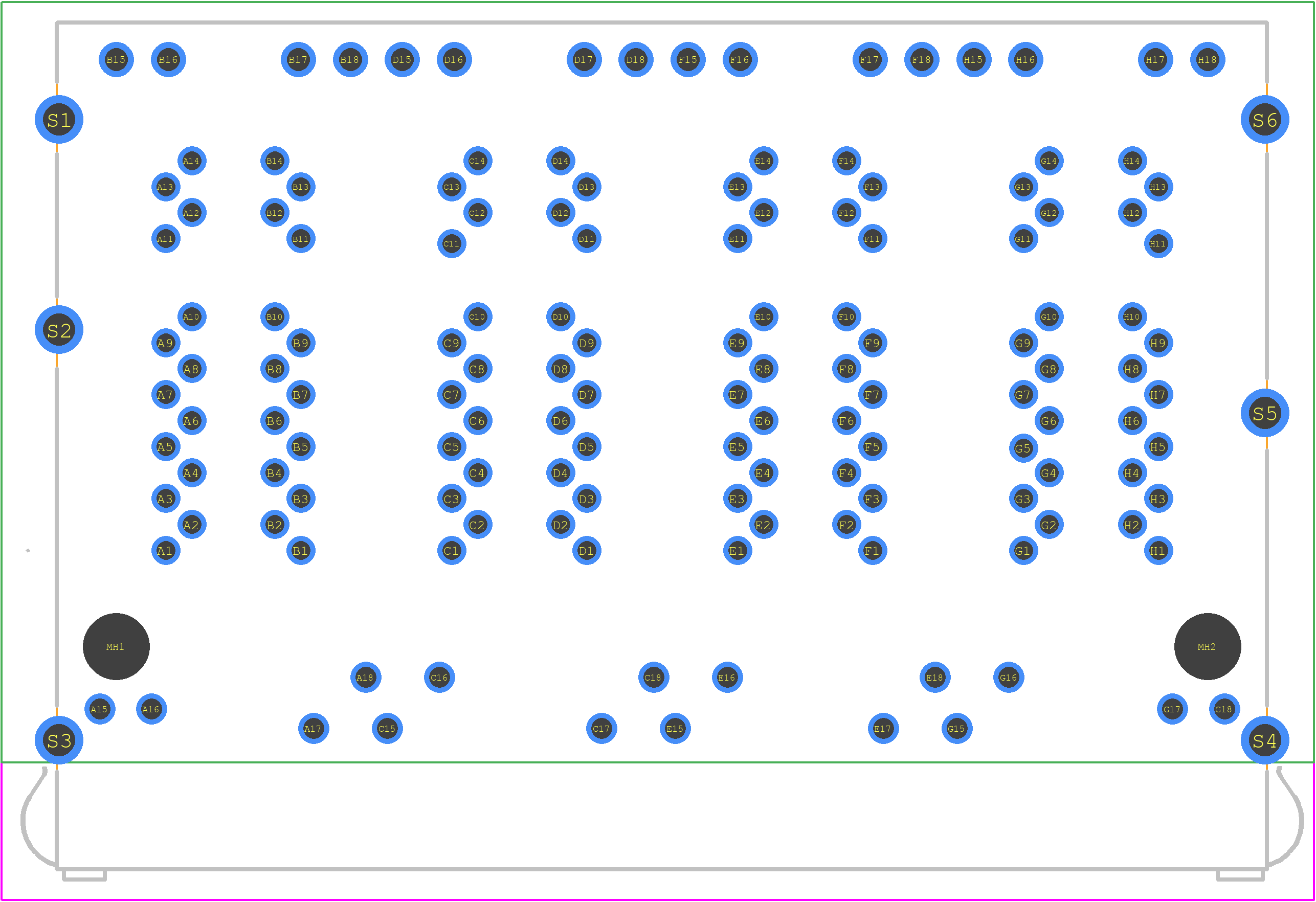 2497273-1 - TE Connectivity PCB footprint - Other - Other - 2497273-1-6