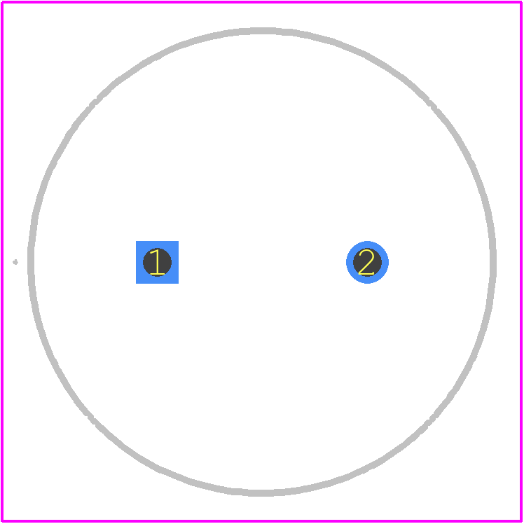 MAL223531006E3 - Vishay PCB footprint - Other - Other - 16 x 25mm