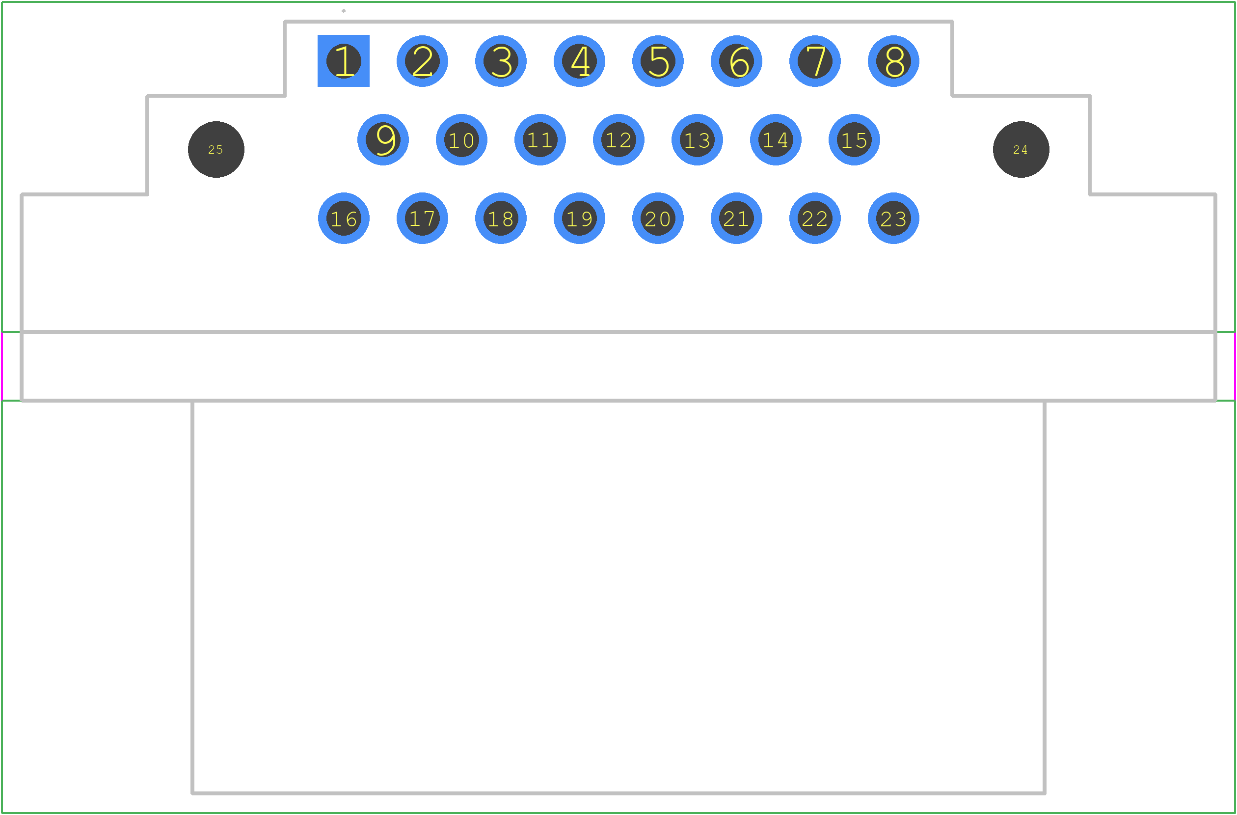 2489008-1 - TE Connectivity PCB footprint - Other - Other - 2489008-1-5