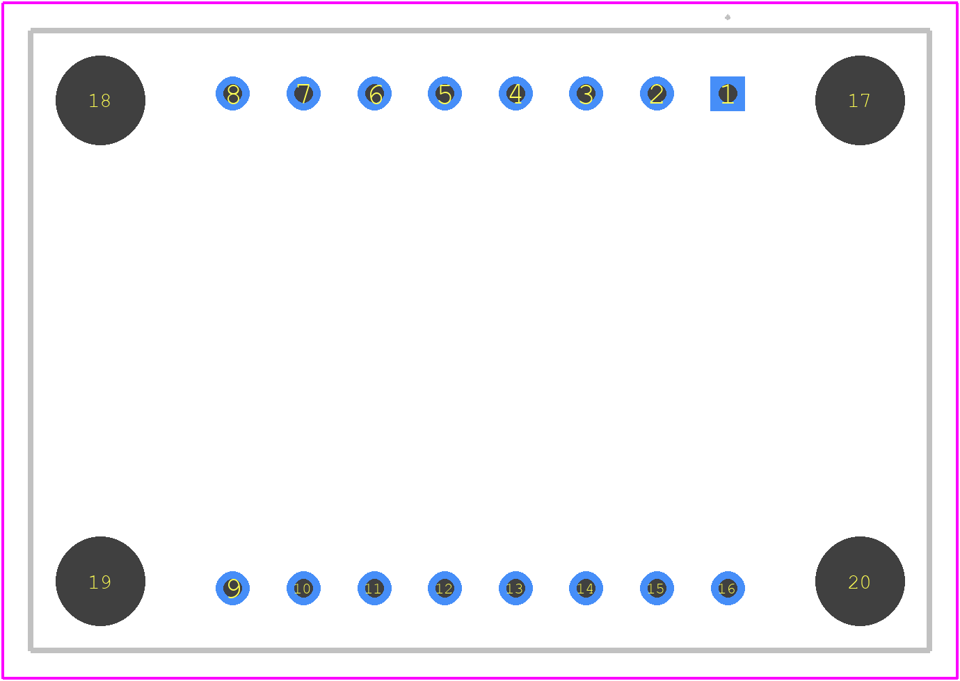 PY-LA-S-128 - LASER COMPONENTS PCB footprint - Other - Other - PY-LA-S-128-1