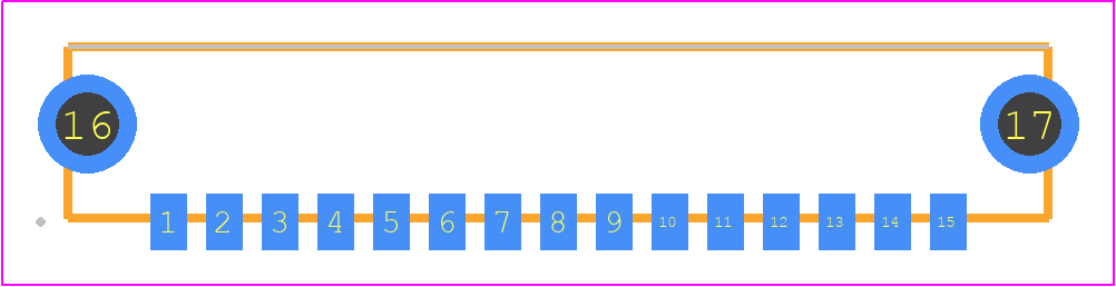3-2496750-5 - TE Connectivity PCB footprint - Other - Other - 3-2496750-5