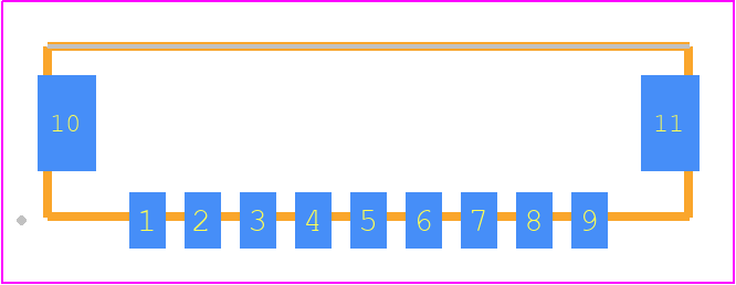 2496750-9 - TE Connectivity PCB footprint - Other - Other - 2496750-9