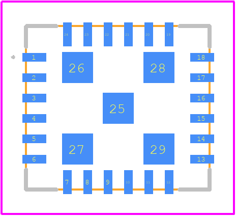 S62F - AcSip PCB footprint - Other - Other - LGA-29