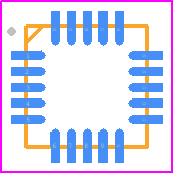 AD3530BCPZ-RL7 - Analog Devices PCB footprint - Quad Flat No-Lead - Quad Flat No-Lead - CP-20-23
