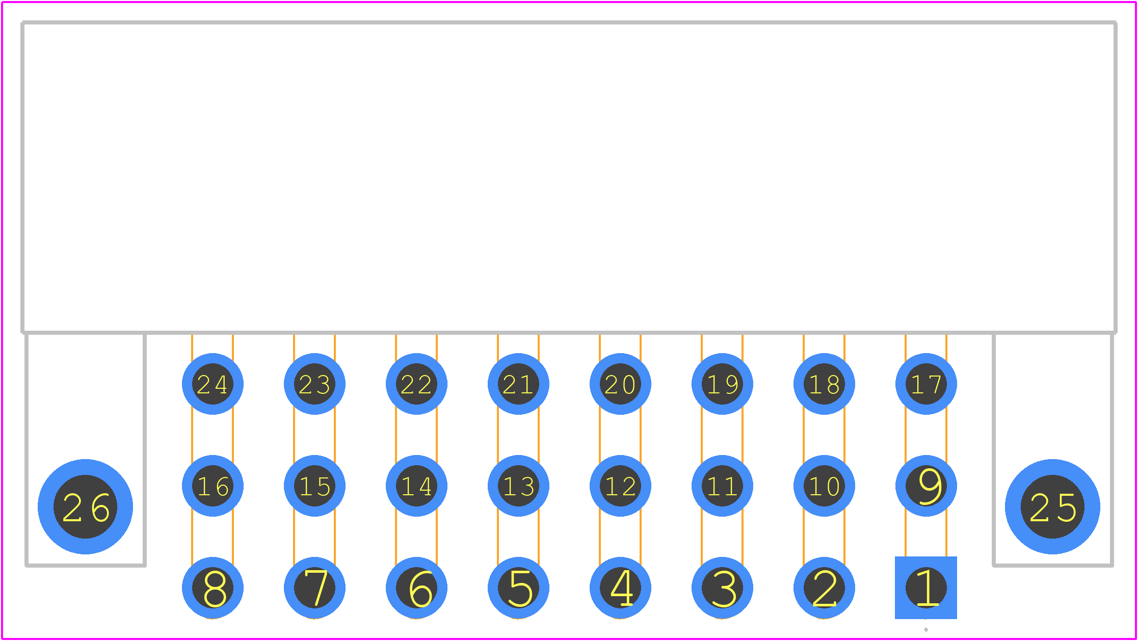 PLC24M4BN0A1 - Positronic PCB footprint - Other - Other - PLC24M4BN0A1-2