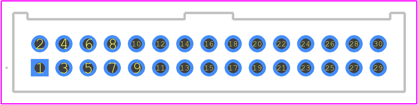 LTMM-115-02-T-D - SAMTEC PCB footprint - Other - Other - LTMM-115-02-T-D-2