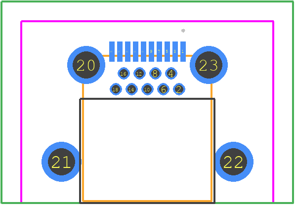 2494822-1 - TE Connectivity PCB footprint - Other - Other - 2494822-1-3