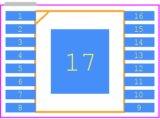 NSD7314-DHTSPR - NOVOSENSE PCB footprint - Small Outline Packages - Small Outline Packages - HTSSOP16