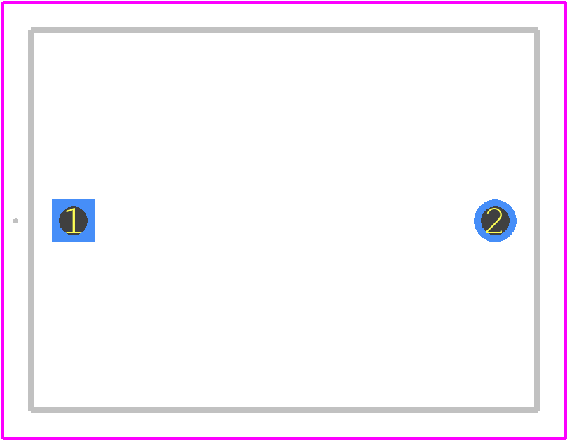 F17724332260 - Vishay PCB footprint - Other - Other - F17724332260-2