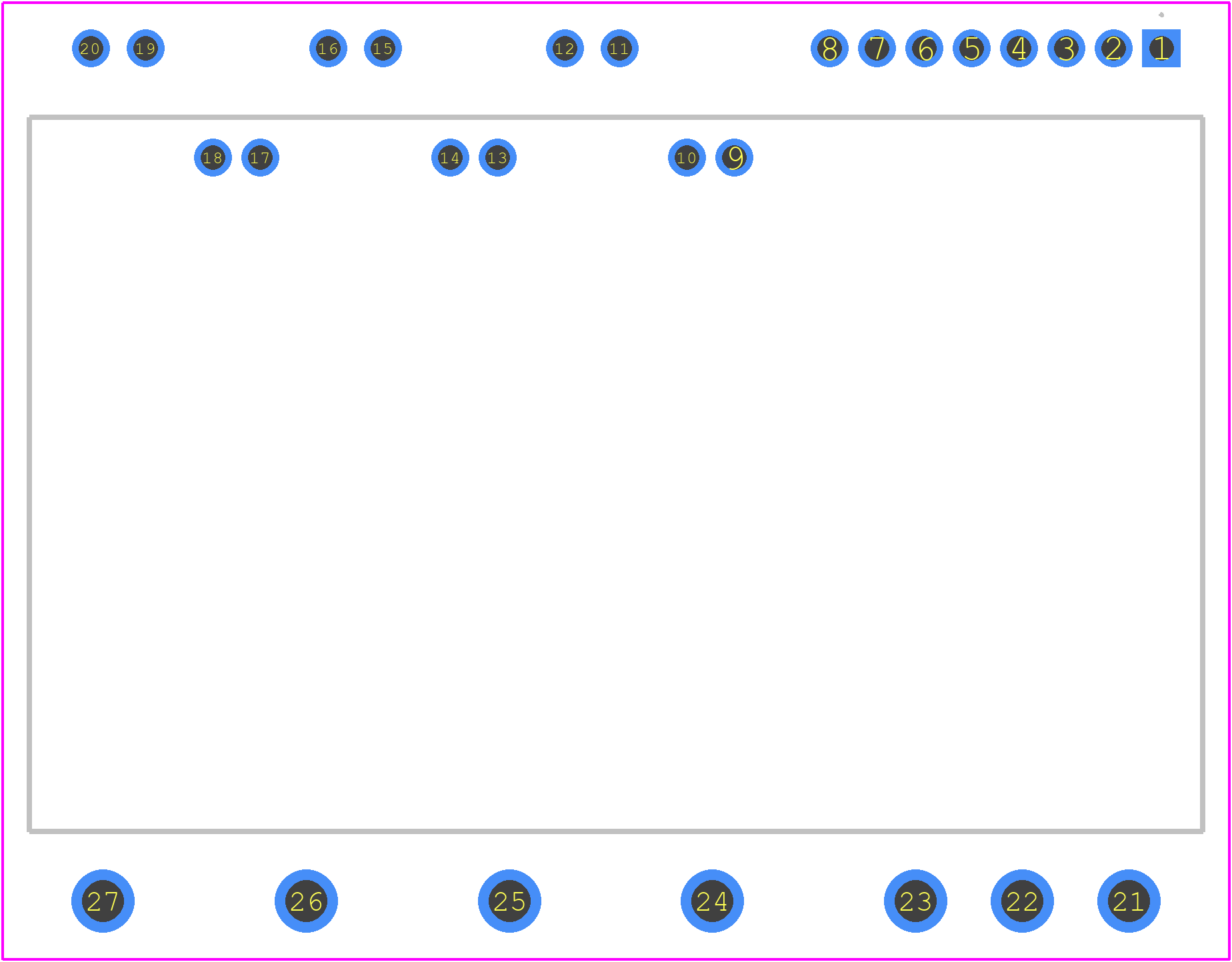 NFVA34065L32 - onsemi PCB footprint - Other - Other - 27LD MODULE PDD STD CASE MODCB ISSUE A_2024_1