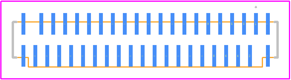 TF38-38S-0.5SV(830) - Hirose PCB footprint - Other - Other - TF38-38S-0.5SV(830)-2