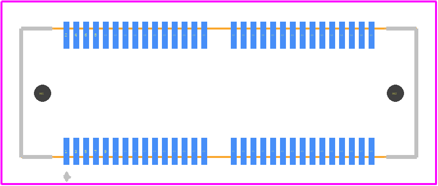 LSH-030-01-G-D-A - SAMTEC PCB footprint - Other - Other - LSH-030-01-G-D-A-2