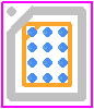 P3A1604UKAZ - NXP PCB footprint - BGA - BGA - SOT2063-4