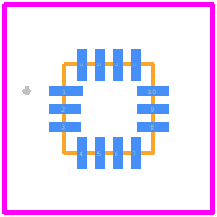 MP3320BGG-P - Monolithic Power Systems (MPS) PCB footprint - Other - Other - QFN-14(2mmx2mm)