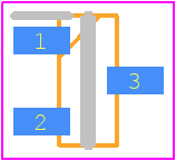 ESDONCAN1LT3G - onsemi PCB footprint - SOT23 (3-Pin) - SOT23 (3-Pin) - SOT−23 (TO−236]