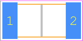 2211Y6K00561KXT - Knowles PCB footprint - Capacitor Chip Non-polarised - Capacitor Chip Non-polarised - 2211Y6K00561KXT